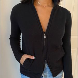 COPY - Loro Piana zipfront sweater